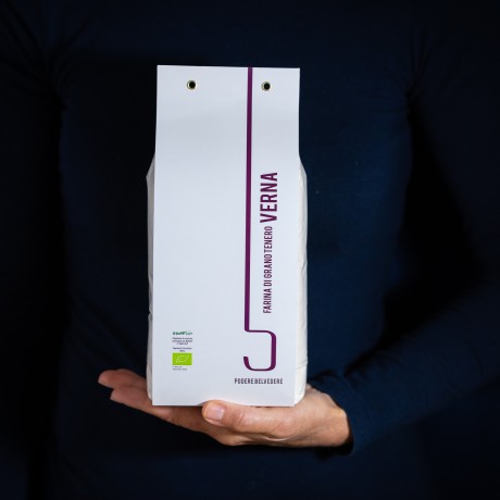Mehl aus altem Weichweizen Verna - BIO - 1 Kg Podere Belvedere - 1