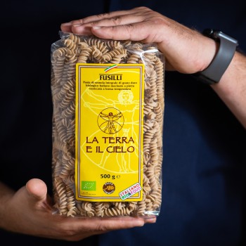 Organic whole wheat durum wheat "fusilli" - 500g