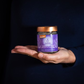 Salz und Lavendel in Glasdose - DEMETER - 125 g Essentiæ - 1