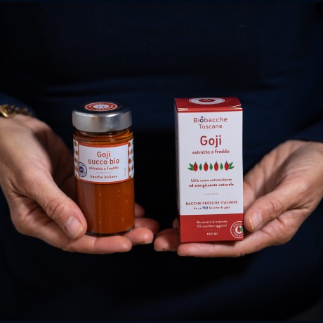 Estratto puro di bacche di goji italiane BIO - 100ml BioBacche Toscane - 1