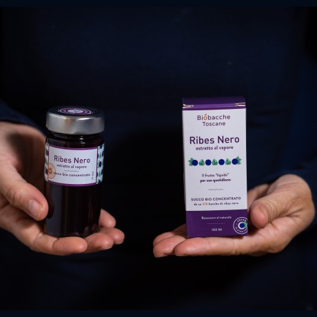 ORGANIC pure blackcurrant extract - 100ml BioBacche Toscane - 1