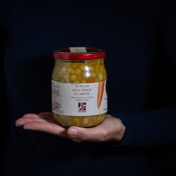 Kichererbsen-Kartoffel-Möhren-Suppe - 500 g Pian di Reggi - 1
