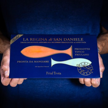 Kaltgeräuchertes Regenbogenforellenfilet - „Die Königin von San Daniele“ – 100 g