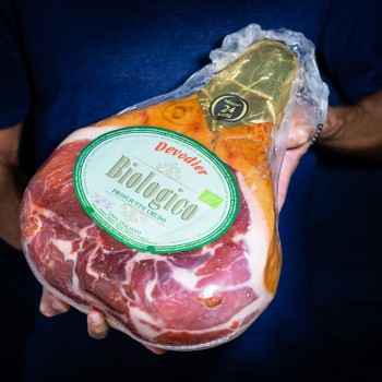 Whole Italian organic dry-cured ham – aged at least 24 months - approx. 7kg, boneless