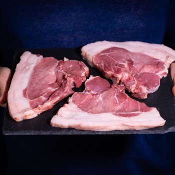 Casentino Grey Pork Steaks - 750g