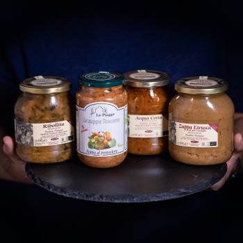 Verkostungsset von typischen Suppen aus der Toskana - 2,5kg Italy Bite - 1