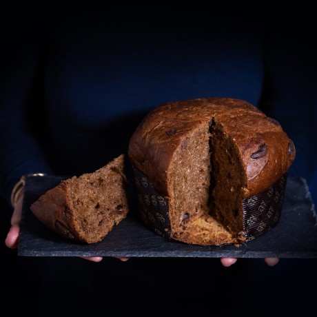 BICERIN - Handmade Panettone with espresso coffee and gianduja - 500g Opera Waiting - 1