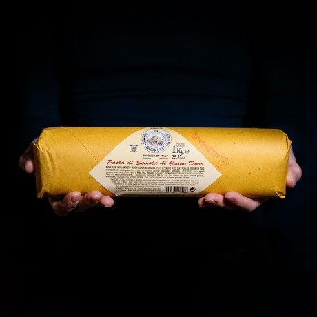 In Strohpapier verpackte Spaghetti-Nudeln – 1 kg Antico Pastificio Morelli - 1