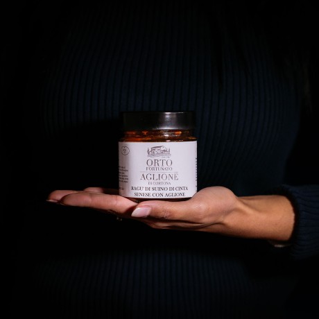 Ragù Rosso di Cinta Senese con Aglione – 220gr Orto Fortunato - 1