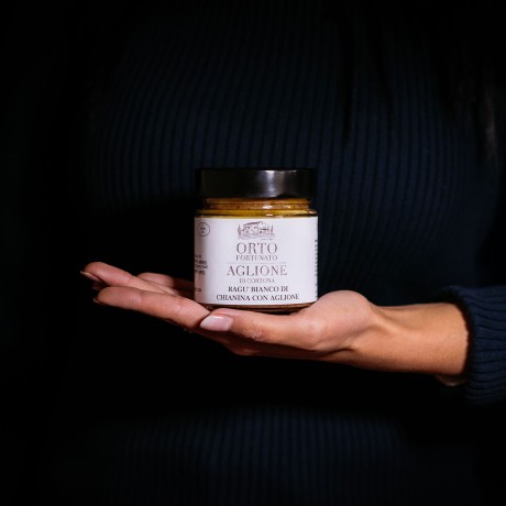 Ragù Bianco di Chianina con Aglione – 220gr Orto Fortunato - 1