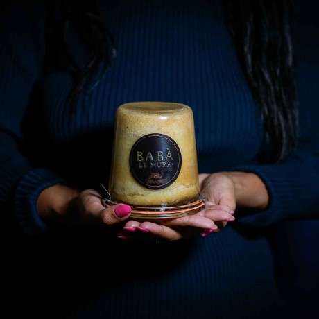 Im Glas gebackener Baba al Rum - 250 g Pasticceria Le Mura - 1