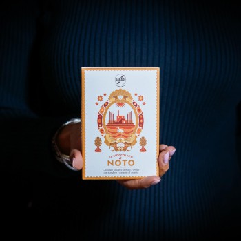 Il cioccolato di Noto - con mandorle e scorzette di arancia – 50 gr