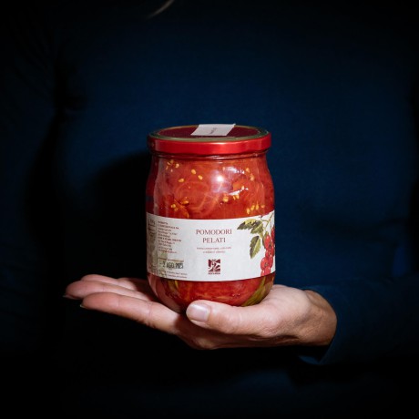 Organic peeled tomatoes – 500 gr