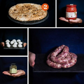 kit pizza alla salsiccia