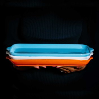 Ceramic rectangular tray Ceramiche Tapinassi - 2
