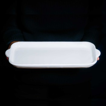 Ceramic rectangular tray Ceramiche Tapinassi - 3