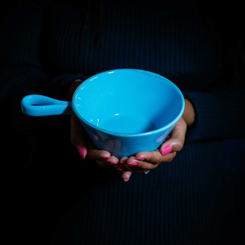 Ceramic pan with handle Ceramiche Tapinassi - 3