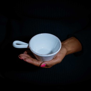 Ceramic pan with handle Ceramiche Tapinassi - 4