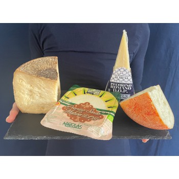 Tasting Selection of Best Italian Pecorino Cheeses - 1.25kg approx. Italy Bite - 1