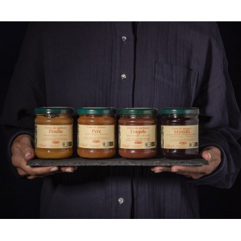 Tasting Selection of Spreadable Fruit by Radici - 4 Jars Italy Bite - 1
