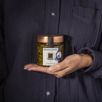 "Spiert" Brokkoli in extra nativem Olivenöl - 200g Casa Iuorio - 1