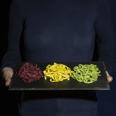 Trikolore Eier-Tagliatelle frisch - 500g Pancini - 1