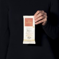 70% Zartbitterschokolade (Exklusive Mischung aus Feinsten Kakaobohnen) - 75g