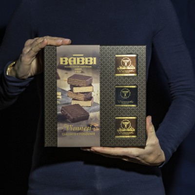 Wafer Viennesi Classici e Fondenti (Confezione Deluxe da 9pz) - 180gr Babbi - 1