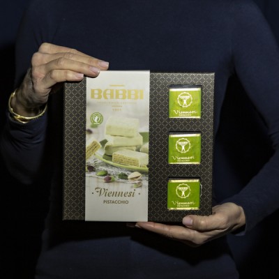 Wafer Viennesi al Pistacchio (Confezione Deluxe da 9pz) - 180gr Babbi - 1