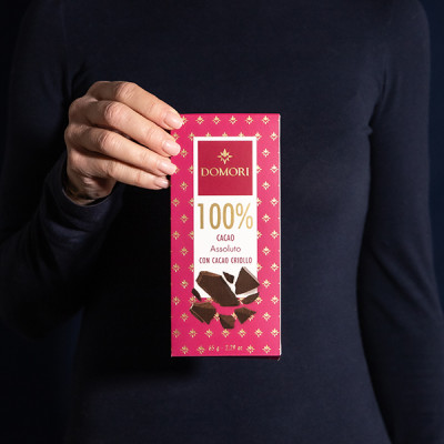 Tavoletta di Cioccolato Fondente "Massa di Cacao" con Cacao Criollo - 65gr Domori - 1
