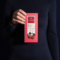 90% Dark Chocolate Bar with Criollo Cocoa - 75gr Domori - 1