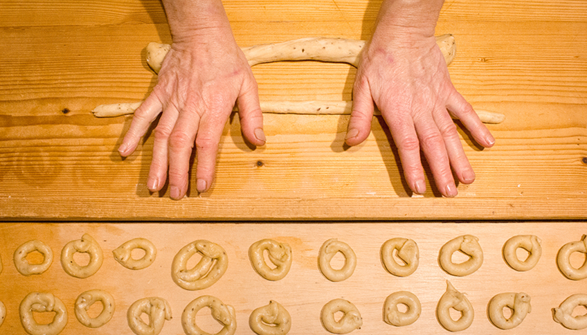 taralli fatti a mano