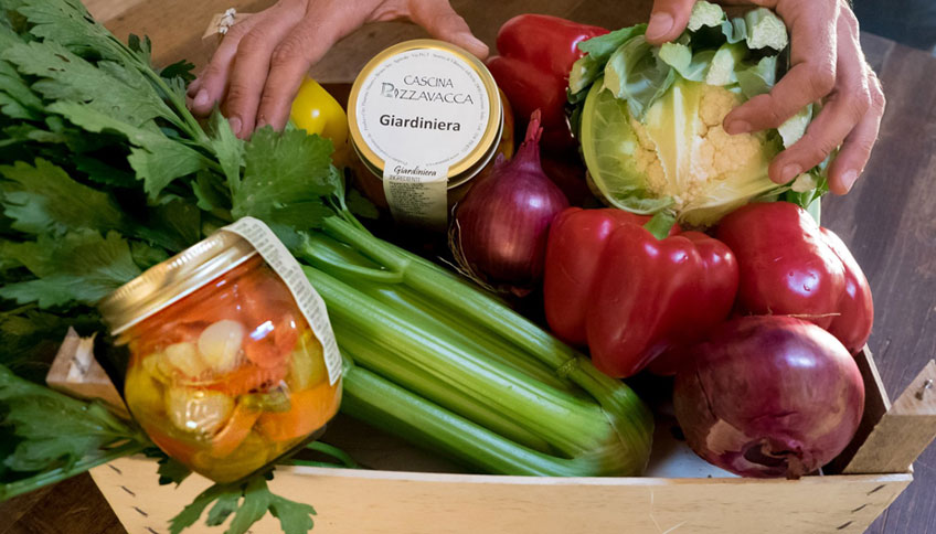 giardiniera di verdure cascina Pizzavacca