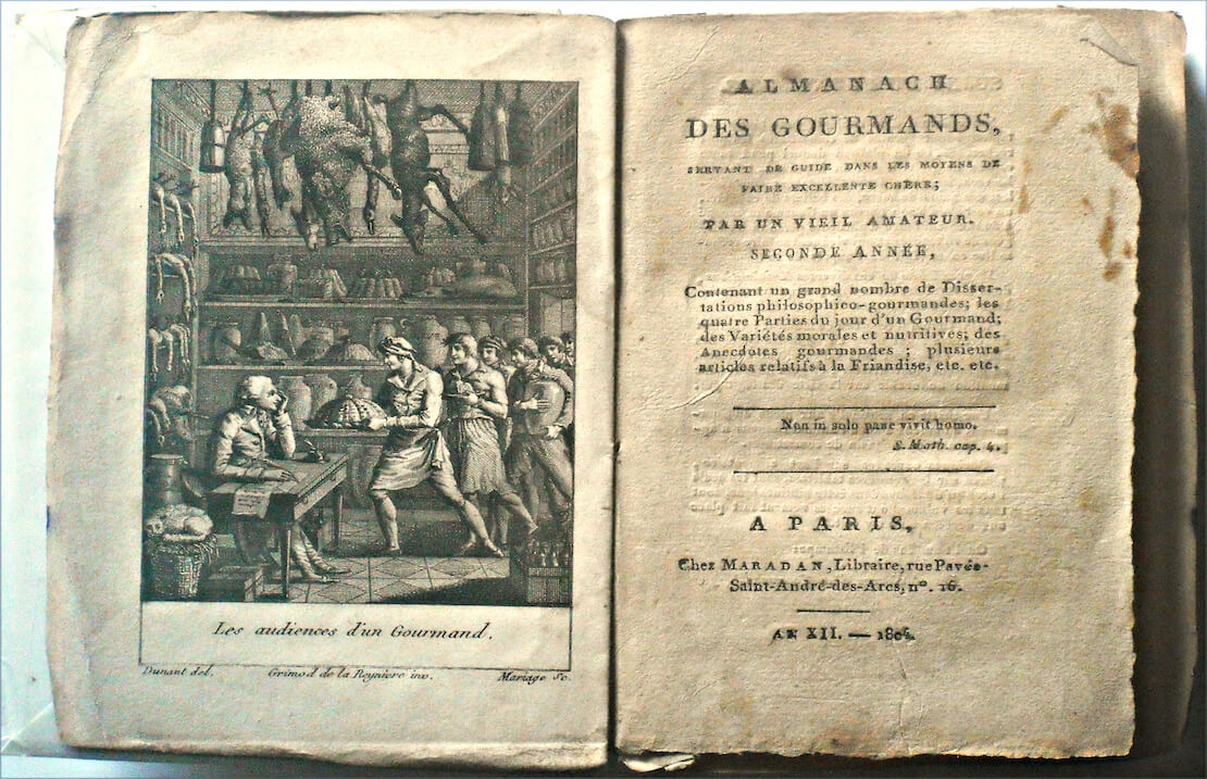 almanach des gourmands copertina