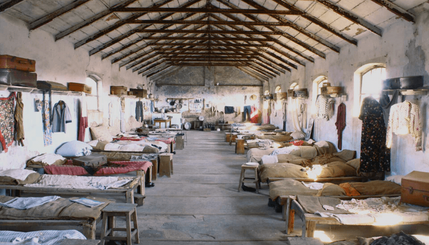 dormitorio delle mondine a Tenuta Colombara