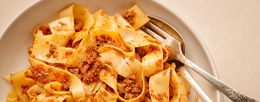 Egg pappardelle in 5 variations of goodness